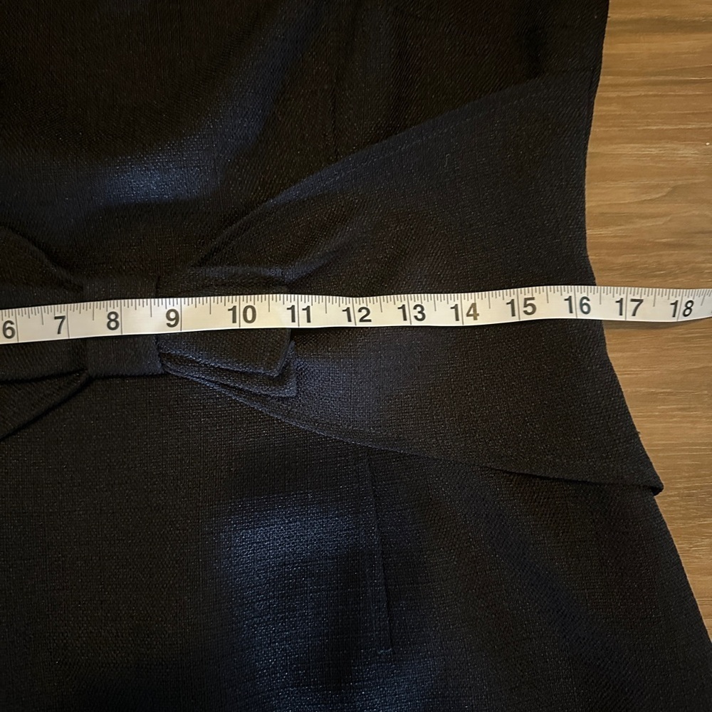 David Meister women’s black woven knit dress. Size 10 - Picture 12 of 14